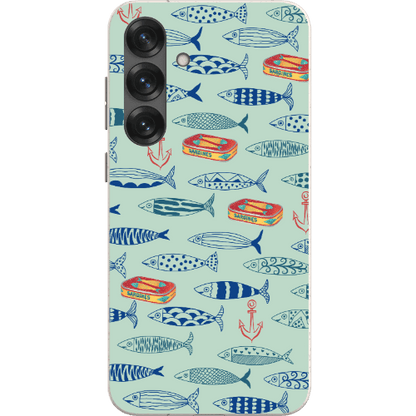Stepping Green Phone Case Blue Sardines Bio Case