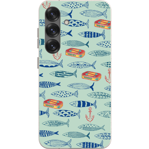 Stepping Green Phone Case Blue Sardines Bio Case