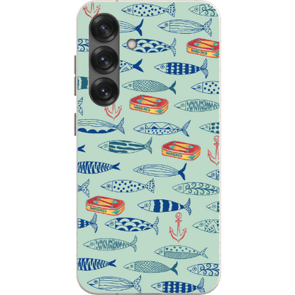 Stepping Green Phone Case Blue Sardines Bio Case