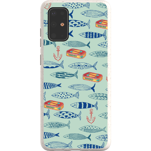 Stepping Green Phone Case Blue Sardines Bio Case