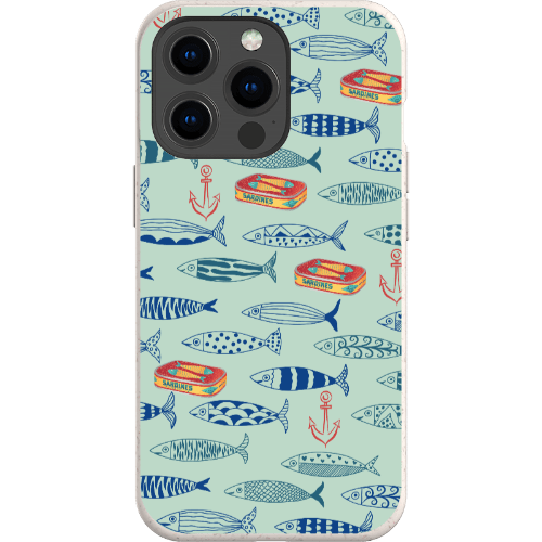 Stepping Green Phone Case Blue Sardines Bio Case