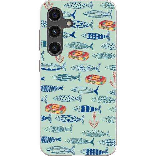 Stepping Green Phone Case Blue Sardines Bio Case