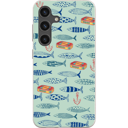 Stepping Green Phone Case Blue Sardines Bio Case