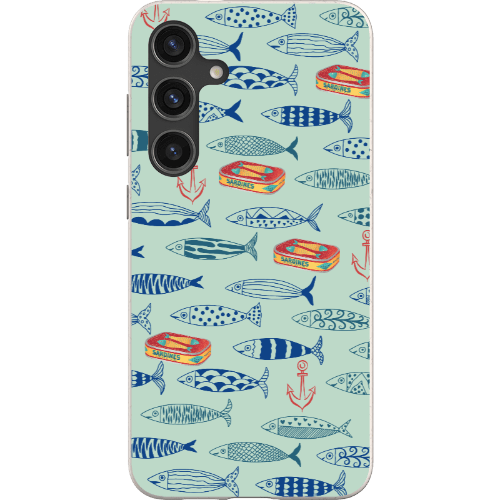 Stepping Green Phone Case Blue Sardines Bio Case