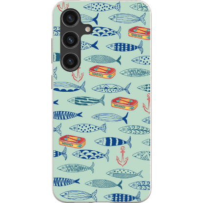 Stepping Green Phone Case Blue Sardines Bio Case