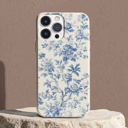 Stepping Green Phone Case Blue Toile 1 Bio Case