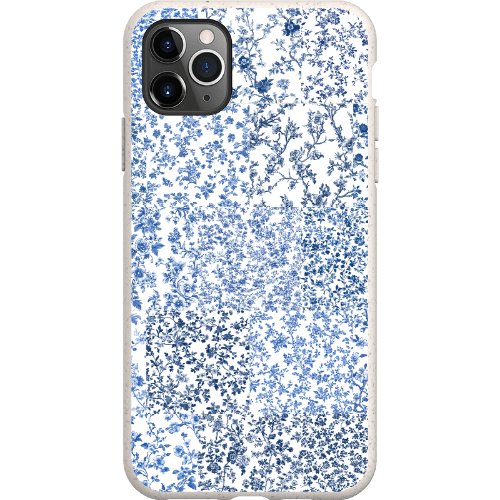 Stepping Green Phone Case Blue Toile Checkerboard Bio Case