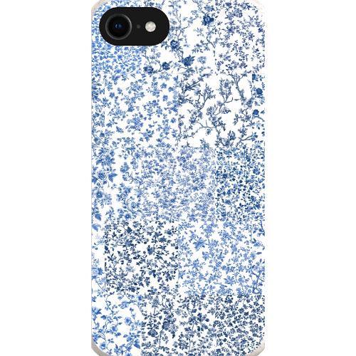 Stepping Green Phone Case Blue Toile Checkerboard Bio Case