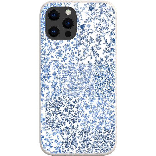 Stepping Green Phone Case Blue Toile Checkerboard Bio Case