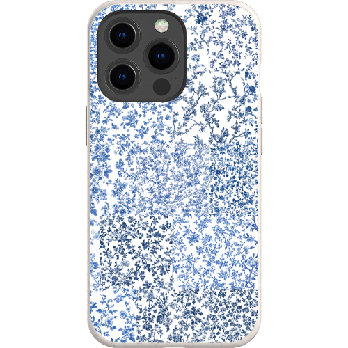 Stepping Green Phone Case Blue Toile Checkerboard Bio Case