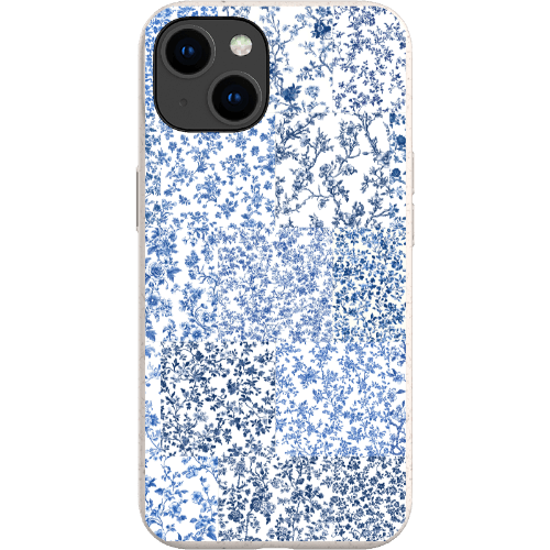 Stepping Green Phone Case Blue Toile Checkerboard Bio Case
