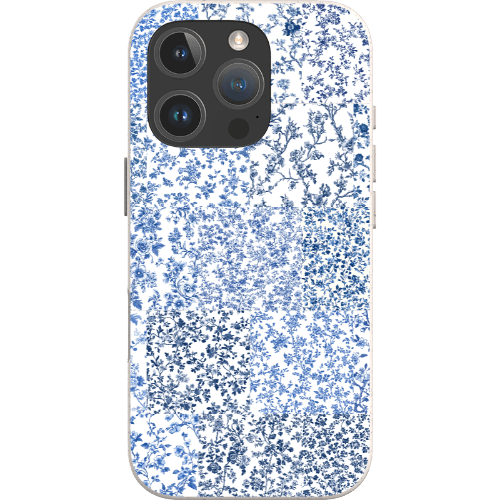 Stepping Green Phone Case Blue Toile Checkerboard Bio Case
