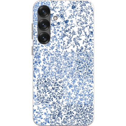 Stepping Green Phone Case Blue Toile Checkerboard Bio Case
