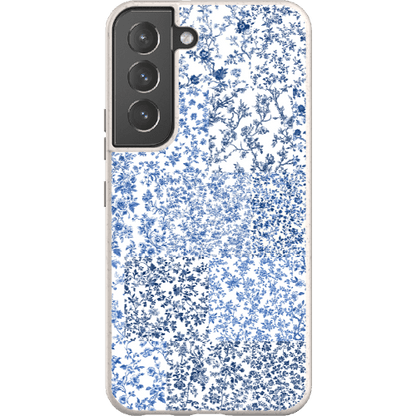 Stepping Green Phone Case Blue Toile Checkerboard Bio Case