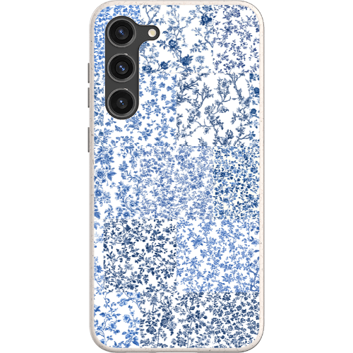 Stepping Green Phone Case Blue Toile Checkerboard Bio Case