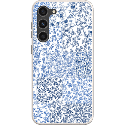 Stepping Green Phone Case Blue Toile Checkerboard Bio Case