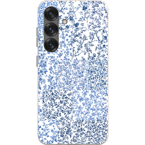 Stepping Green Phone Case Blue Toile Checkerboard Bio Case