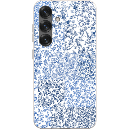Stepping Green Phone Case Blue Toile Checkerboard Bio Case