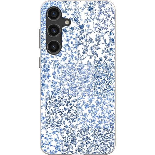 Stepping Green Phone Case Blue Toile Checkerboard Bio Case