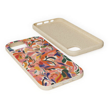 Stepping Green Phone Case Botanical Doodle Bio Case