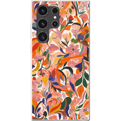 Stepping Green Phone Case Botanical Doodle Bio Case