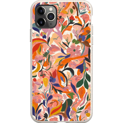 Stepping Green Phone Case Botanical Doodle Bio Case