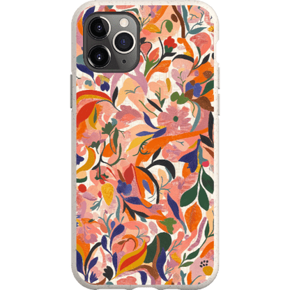 Stepping Green Phone Case Botanical Doodle Bio Case