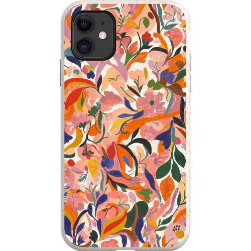 Stepping Green Phone Case Botanical Doodle Bio Case