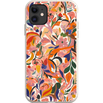 Stepping Green Phone Case Botanical Doodle Bio Case