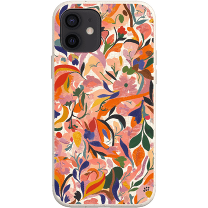 Stepping Green Phone Case Botanical Doodle Bio Case