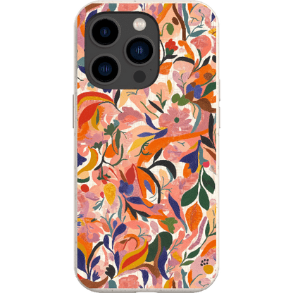 Stepping Green Phone Case Botanical Doodle Bio Case