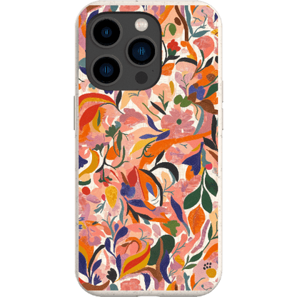 Stepping Green Phone Case Botanical Doodle Bio Case