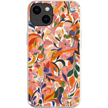 Stepping Green Phone Case Botanical Doodle Bio Case