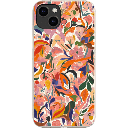 Stepping Green Phone Case Botanical Doodle Bio Case
