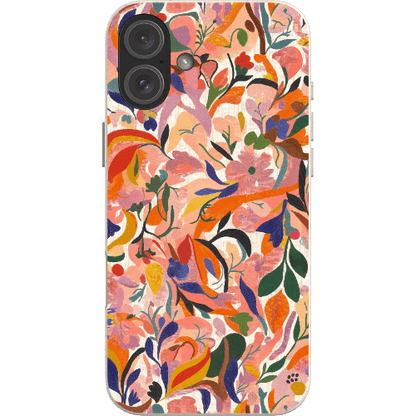 Stepping Green Phone Case Botanical Doodle Bio Case