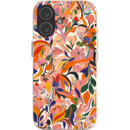 Stepping Green Phone Case Botanical Doodle Bio Case