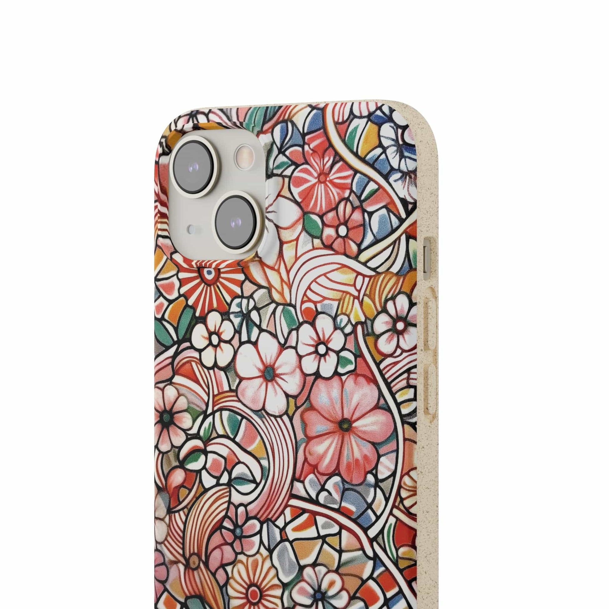 Stepping Green Phone Case Candy Flower Doodle Bio Case