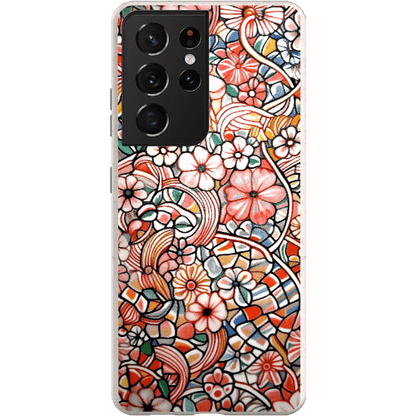 Stepping Green Phone Case Candy Flower Doodle Bio Case