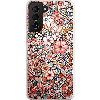 Stepping Green Phone Case Candy Flower Doodle Bio Case