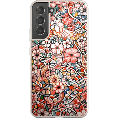 Stepping Green Phone Case Candy Flower Doodle Bio Case