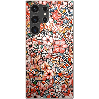 Stepping Green Phone Case Candy Flower Doodle Bio Case