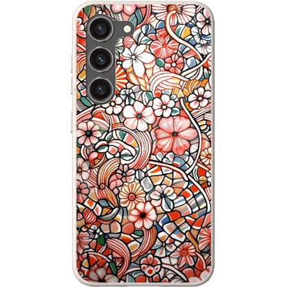 Stepping Green Phone Case Candy Flower Doodle Bio Case