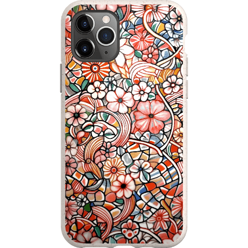 Stepping Green Phone Case Candy Flower Doodle Bio Case
