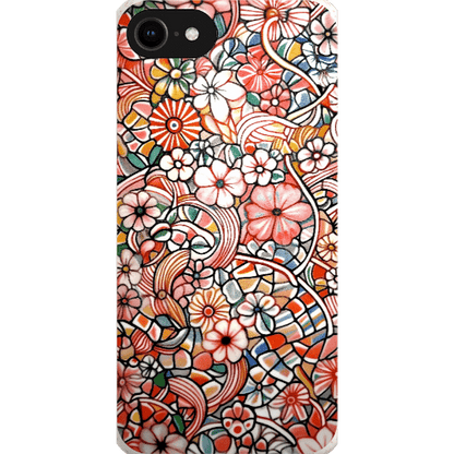 Stepping Green Phone Case Candy Flower Doodle Bio Case