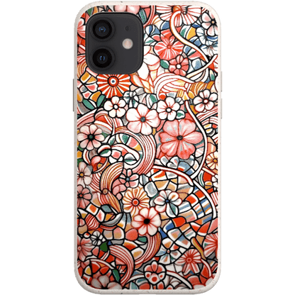 Stepping Green Phone Case Candy Flower Doodle Bio Case