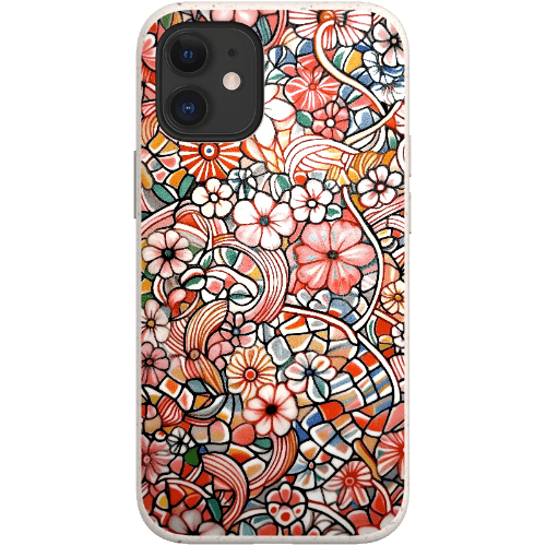 Stepping Green Phone Case Candy Flower Doodle Bio Case