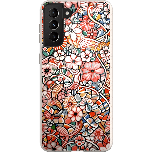 Stepping Green Phone Case Candy Flower Doodle Bio Case