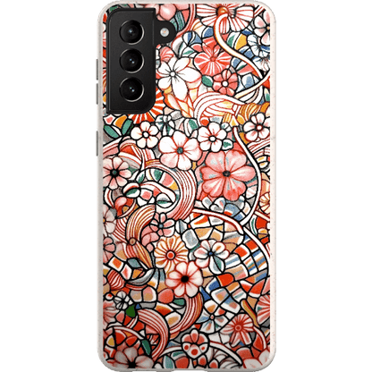 Stepping Green Phone Case Candy Flower Doodle Bio Case
