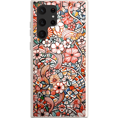 Stepping Green Phone Case Candy Flower Doodle Bio Case
