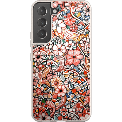 Stepping Green Phone Case Candy Flower Doodle Bio Case